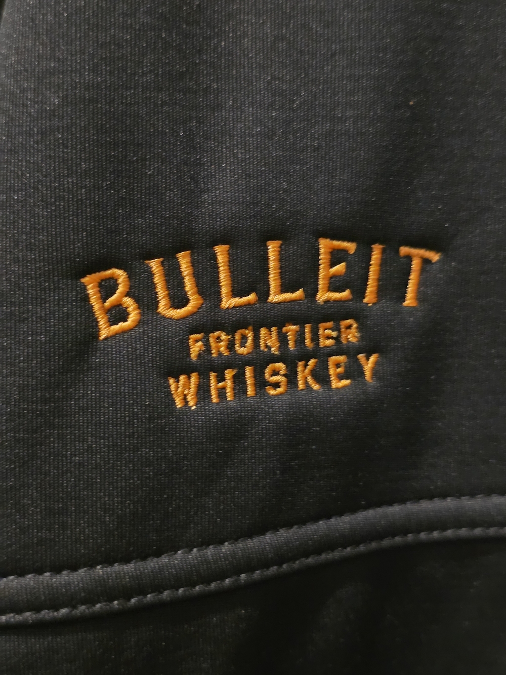 The North Face Vest Mens XL Black Softshell Windwall Bulleit Frontier Whiskey - Picture 3 of 10